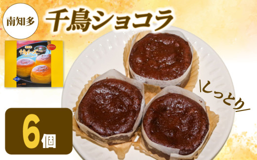 アルザス 選べる 千鳥ショコラ 6個 冷凍 ガトーショコラ チョコケーキ 愛知県 南知多町