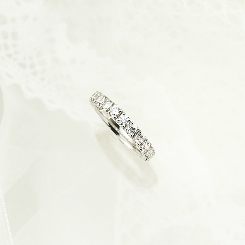 Pt950　1.50ct　エーデル　ダイヤモンド　フルエタニティリング-R0100