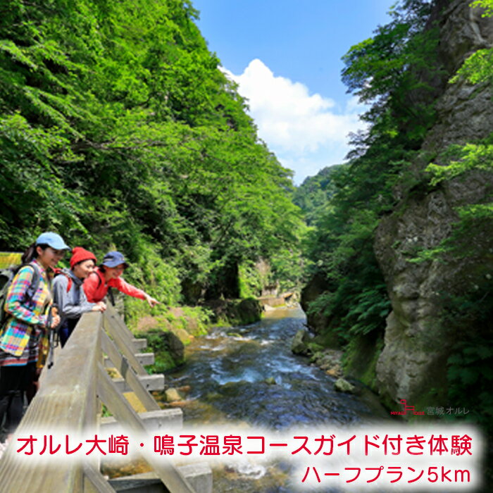 【ふるさと納税】オルレ大崎・鳴子温泉コースガイド付き体験《ハーフプラン5km》 narukotaiken