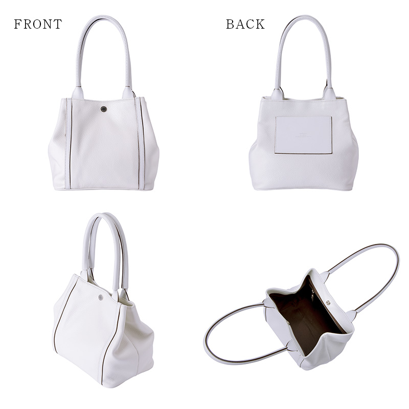 豊岡鞄スクエアトートCJTE-026（ホワイト）