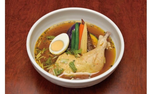 【ミシュラン掲載】銀座発！札幌スープカレー・骨付きチキンスープカレー2人前 【カレー セット 野菜 簡単調理 便利 レンジ 湯煎 食品 】