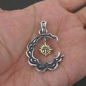 Moonlight pendant with sun