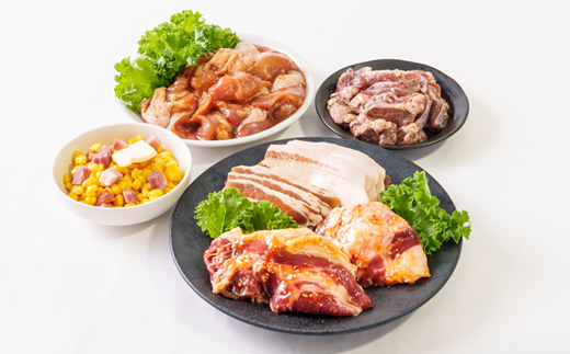 焼くだけ簡単!味付け肉セットB《合計1.62kg》【配送不可地域：離島】