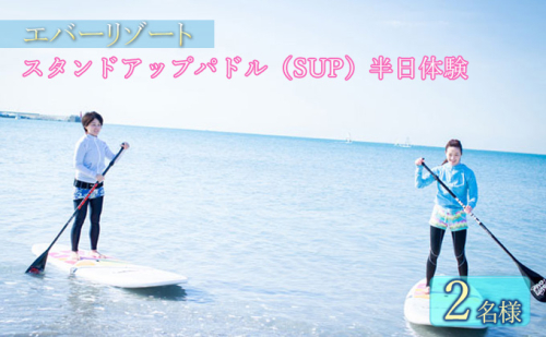 【逗子海岸・エバーリゾート 】スタンドアップパドルボード（SUP）半日体験 2名様ランチ付き ピクニック 体験 海  ガイド  無人島 波 水着 ウエットスーツ ハワイ 逗子海岸 エバーリゾート 神奈川県 逗子市