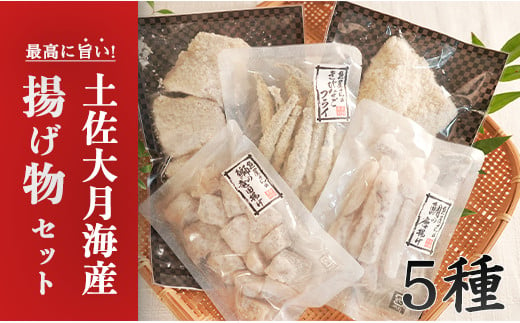 
土佐大月海産　揚げ物セット　5種
