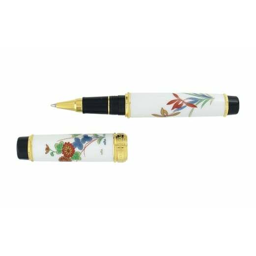 香蘭社 有田焼ボールペン 古伊万里蘭菊 A450-21
