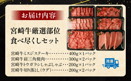 宮崎牛厳選部位食べ尽くしセット 肉 牛 牛肉