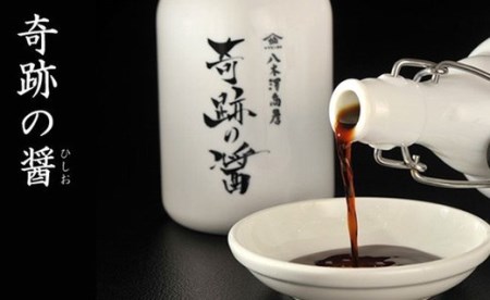 醤油 500ml×1本 奇跡の醤(ひしお) 【 濃口 調味料 料理 ギフト 贈答品 八木澤商店 】