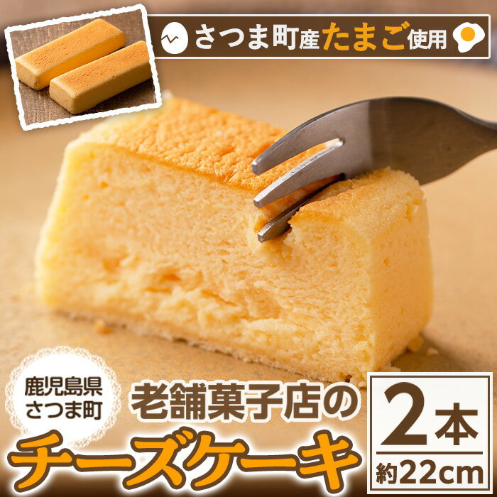 【ふるさと納税】《毎月数量限定》老舗菓子店のチーズケーキ(約22cm×2本) 鹿児島 お菓子 スイーツ 洋菓子 ケーキ チーズケーキ ギフト スイーツ ギフト 贈答【菓子処 松屋】