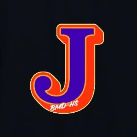JTTA公認　卓球ユニフォーム【男女兼用(ドライ):150サイズ】アルファベット　J　ブラック【1778311】