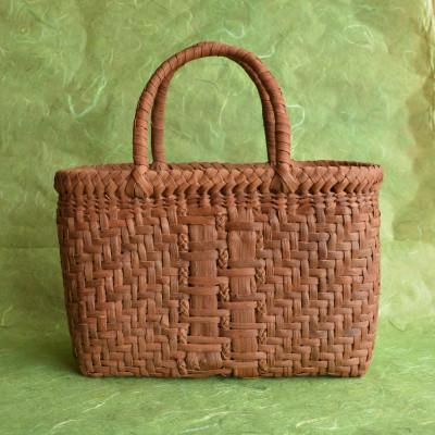 ふるさと納税 丸森町 ぶどうつるバッグ　No.05