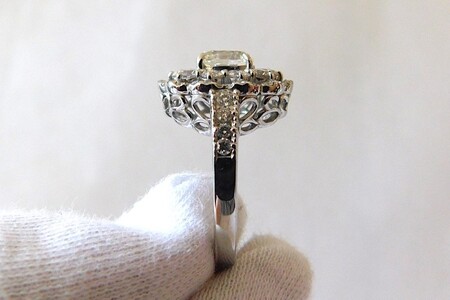 【ふるなび限定】【一点もの】Pt900　ダイヤモンド（1.025ct）リング　M18　K06080-H　FN-Limited-SP