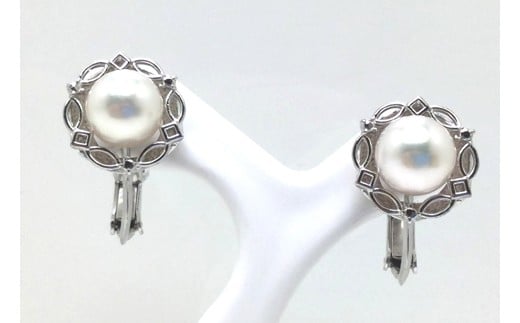 
            真珠 パール あこや アクセサリー イヤリング ジュエリー 三重県 伊勢志摩 志摩 アコヤ貝 冠婚葬祭 結婚式 葬式 フォーマル プレゼント 人気 クリスマス バレンタイン ホワイトデー レディース / 老舗の真珠専門店・アコヤ真珠イヤリング 7.0～7.5 ミリ タイプ（B）
          