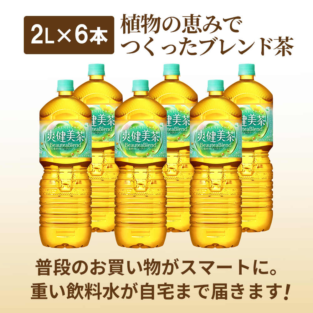 『定期便：全5回』爽健美茶2L×6本【38002101】
