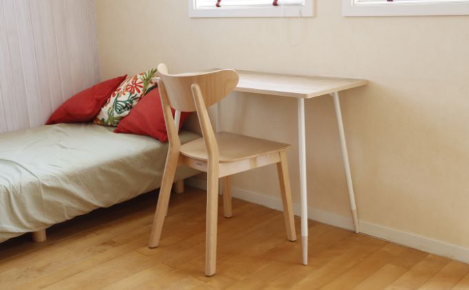 【＆FREL】ワークテーブル 天板（ウォールナット）脚/フレーム（ブラック）幅90　奥行45　高さ72【メタリックゴールド】※離島への配送不可