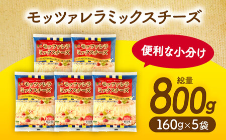 とろけるチーズ モッツァレラ ミックスチーズ 160g×5袋[AEAA002]