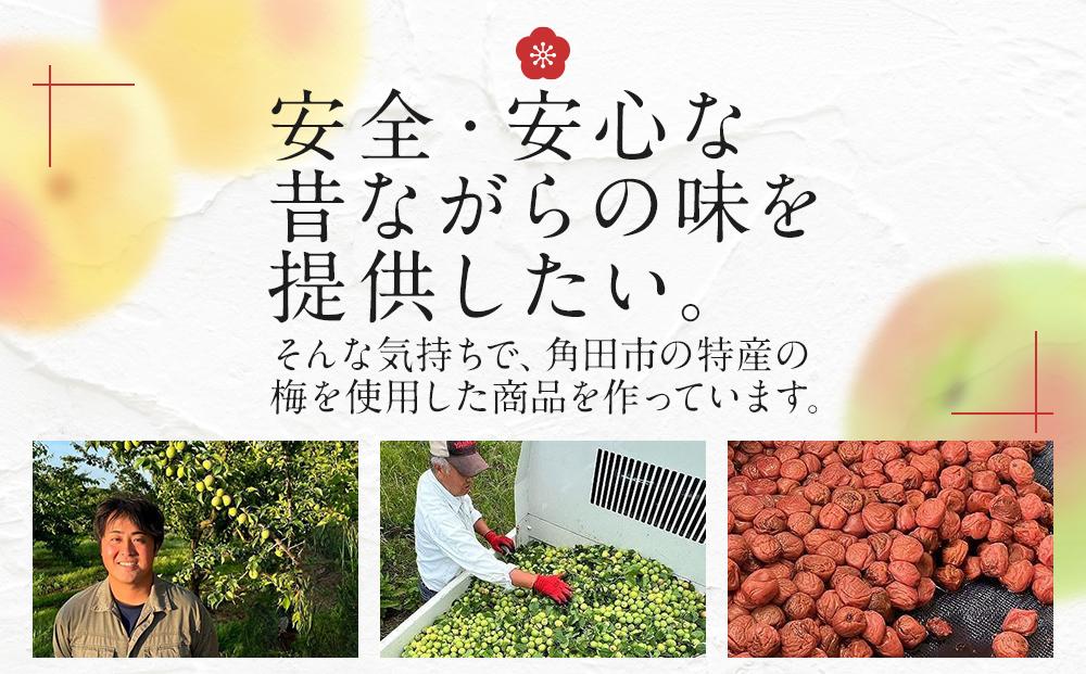 【ふるさと納税】宮城県角田産【無添加】まごころ手作り梅干し(270g)×2個