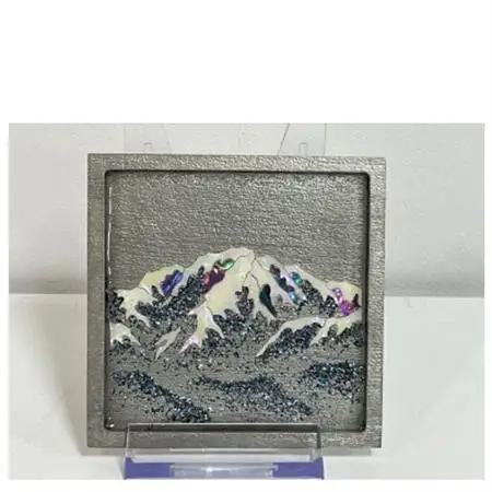 【高岡銅器】コースター立山_装飾品・工芸品     雑貨・日用品  キッチン用品 _【1566095】