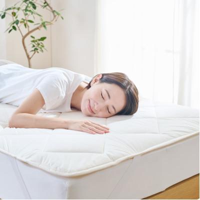 ふるさと納税 泉大津市 洗えるウール100% 羊毛ベッドパッド SD(セミダブル) |  | 02