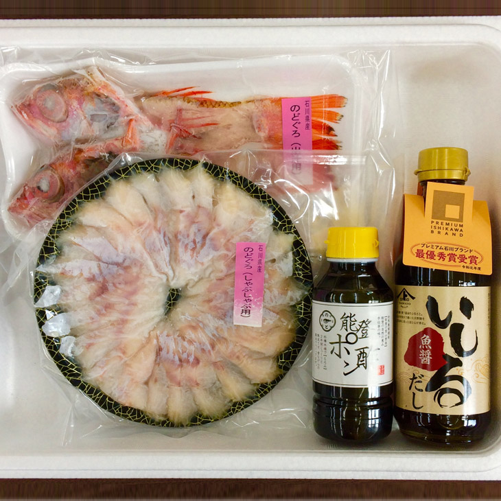 魚介類　海鮮/天然のどぐろしゃぶしゃぶセット 1?2名様用 180g×1皿（のどぐろ2匹分）＋だし用骨付 ※2024年5月上旬～10月下旬頃に順次発送予定
