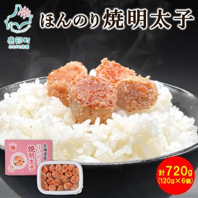 ふるさと納税 鹿部町 北海道産 ほんのり焼明太子 120g×6個(720g) MC055-4S