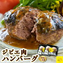 【ふるさと納税】【ジビエ】肉汁溢れるジビエ肉ハンバーグ 180g×4個