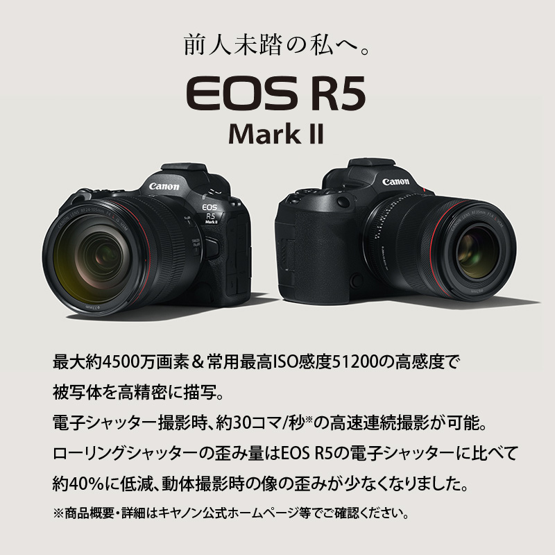 ミラーレスカメラ EOS R5 MarkII・ボディー