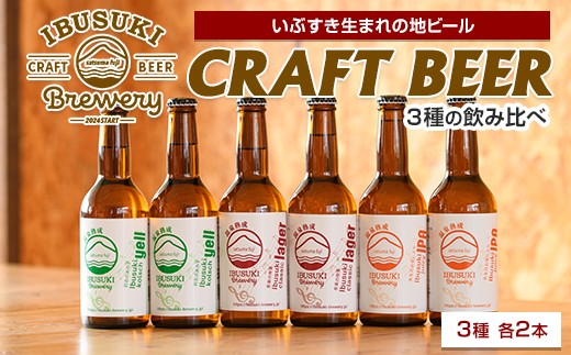 
                  クラフトビール 3種 各2本 (いぶすきブルワリー/IB153-001) いぶすきジューシー IPA いぶすき クラシックラガー いぶすき ケルシュエール クラフトビール 詰め合わせ 瓶 ビール 飲み比べ セット ビールセット
                