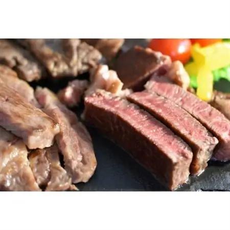 熊野牛　ステーキバラエティセットミニ(粉山椒付)【日高町】【配送不可地域：離島】【1218447】