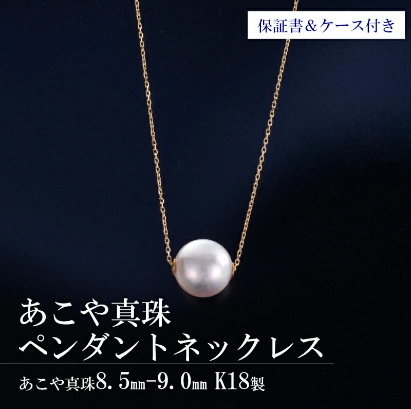 【ふるさと納税】70-04あこや真珠ペンダントネックレス