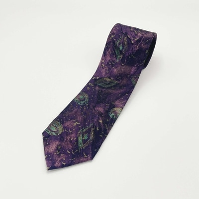 クラバットユキジ製　クラシック柄ネクタイ No.19