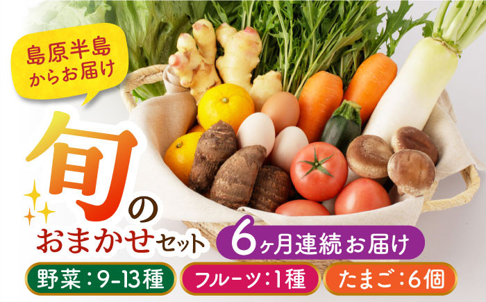 
            【6回 野菜 定期便】野菜・フルーツ・卵 旬のおまかせセット 長崎県/舞岳の里 [42ACAC003] 島原 雲仙 南島原 新鮮 国産 季節の野菜 野菜 やさい 卵  タマゴ 果物 セット 詰め合わせ  産地 直送 野菜セット フルーツ 玉子
          