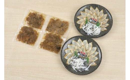 天然まふくのタタキ刺し＆ぶっかけめし