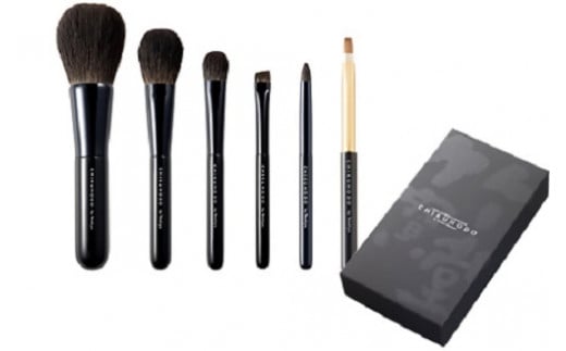 熊野化粧筆 Zシリーズ6点セット【メイクブラシ 化粧筆 フェイスブラシ チークブラシ アイシャドウブラシ 熊野筆 伝統工芸 職人技 高級筆 セット ギフト 贈り物】