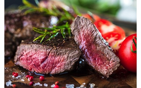 南小国産 阿蘇高原牛 ヒレステーキ 約1.2kg 贅沢 牛 牛肉 国産牛 ヒレ ヒレ肉 ステーキ ステーキ肉 赤身 赤身肉 焼肉 200g 6枚 小分け 熊本県産 国産 贈答用 ギフト ハマダ 熊本 