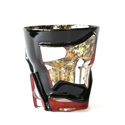 【ふるさと納税】漆とガラス破片が融合した酒器【包-TsuTsuMu-】タンブラー / 緋入り【1679833】