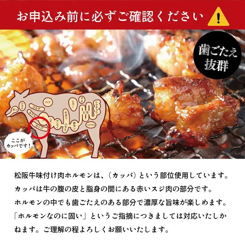 松阪牛 ホルモン【500g×2ﾊﾟｯｸ】牛肉 和牛 焼肉 I51