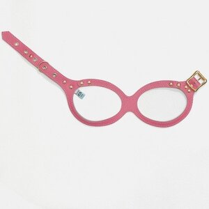 メガネハーネス【S+サイズ】フランボワーズ ゴールド金具(本革製) kazama premium【1641172】