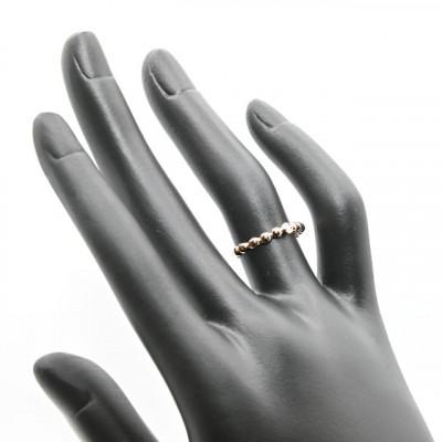 ふるさと納税 笛吹市 K18PG　鏡面丸玉デザインダイヤモンドリング　0.02CT　R3967DI-R #9 |  | 03