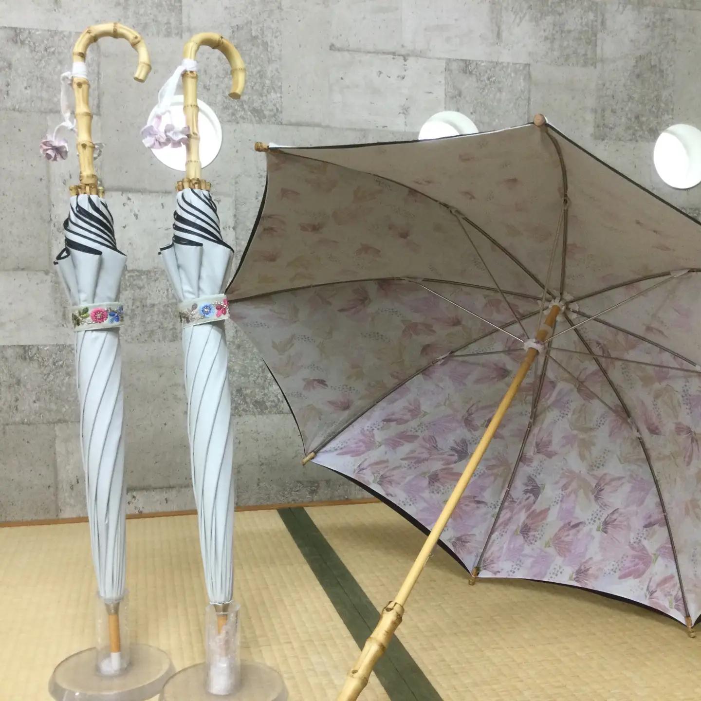 日傘 オーダーチケット 長傘 着物 リメイク