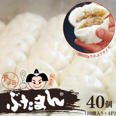 ふるさと納税 長崎市 長崎ぶたまん 40個 (10個入×4パック)〜桃太呂〜