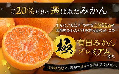 みかん 極 有田みかんプレミアム 約5kg【光センサー高糖度選別】【nuk155G】