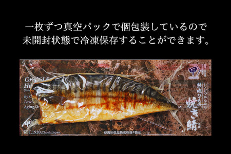熟成ひもの焼き鯖 5枚 鯖 銚子 千葉 人気鯖 熟成鯖 干物鯖 ひものさば 鯖の干物 サバの干物 さばのひもの 銚子 千葉 甲印小西商店 鯖 さば 魚 海鮮 大容量 銚子 訳あり 大人気サバ 訳あり