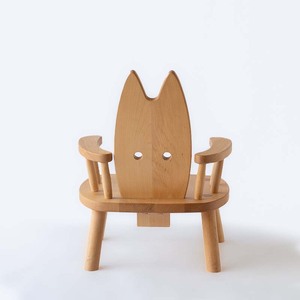 [オークヴィレッジ] ひじつきウサギイス [0975] 家具 国産 オークヴィレッジ   椅子 子供椅子 木製 インテリア リビング ダイニング 子供部屋 カフェ 等 国産材 天然 無垢材 ナチュラル