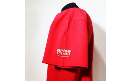 エリース豊島 ロゴプリントTシャツ・レッド Tシャツ スポーツ サッカー クラブチーム 豊島区 東京都 XL
