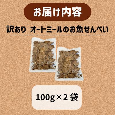 ふるさと納税 精華町 【訳あり】オートミールのお魚せんべい (鯵、カマス、鰯) 200g |  | 03