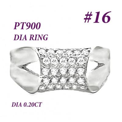 ふるさと納税 笛吹市 PT900 ダイヤモンドリング 0.2CT RADR-6756DI-P #16