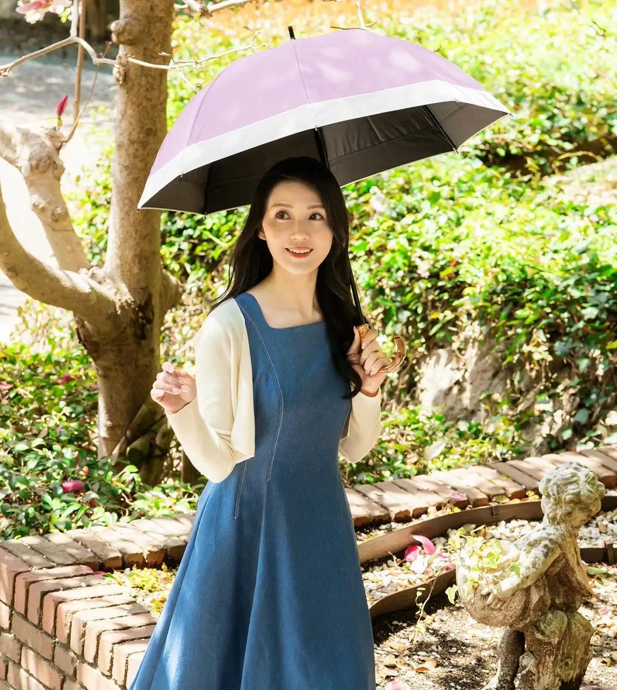 ロサブラン【日傘】ラージ コンビ【60cm】【パウダーピンク×アイボリー】
