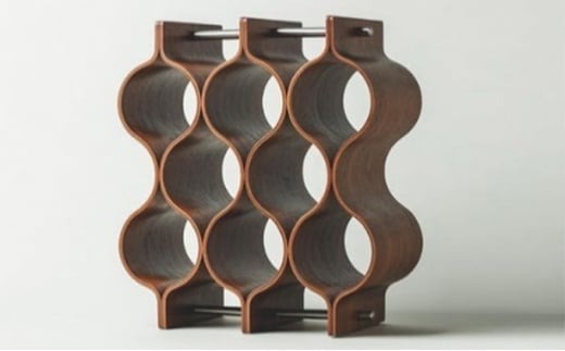 サイトーウッド WINE RACK ウォールナット（No.WR-103）