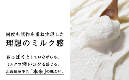 【定期便12ヶ月】リッチアイスクリーム しあわせミルク　10個セット（100ml）